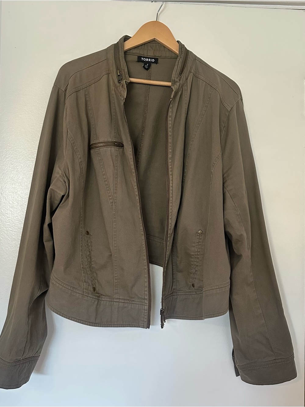 torrid Olive Green Utility Jacket